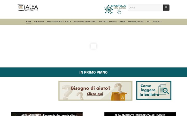 Screenshot του alea-ambiente.it