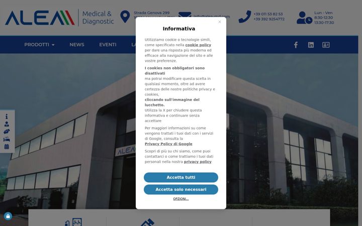 Screenshot του alea-md.com