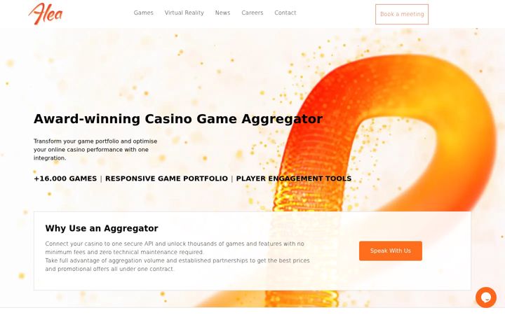 Screenshot of alea.com