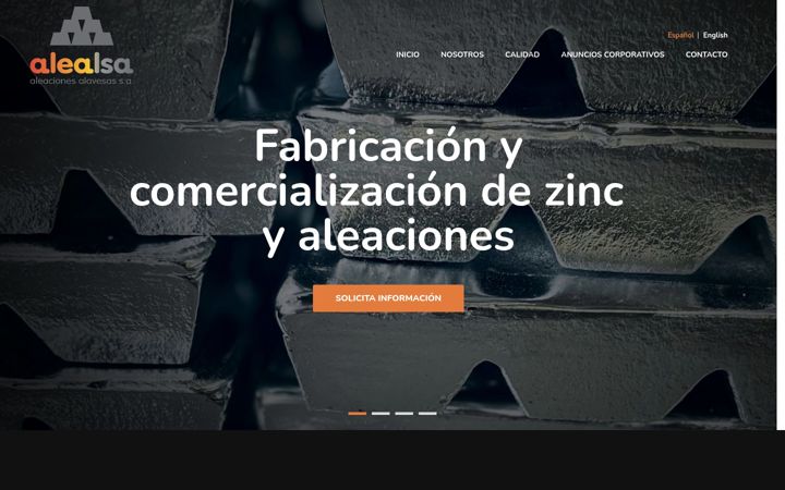 Screenshot of alealsa.com
