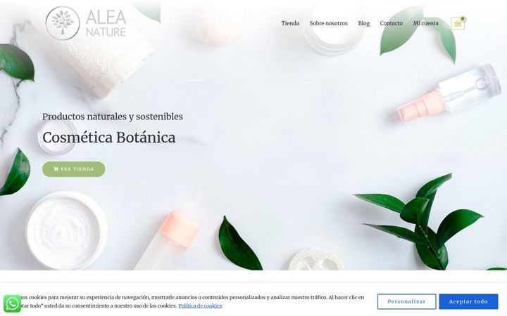 Screenshot of aleanature.es