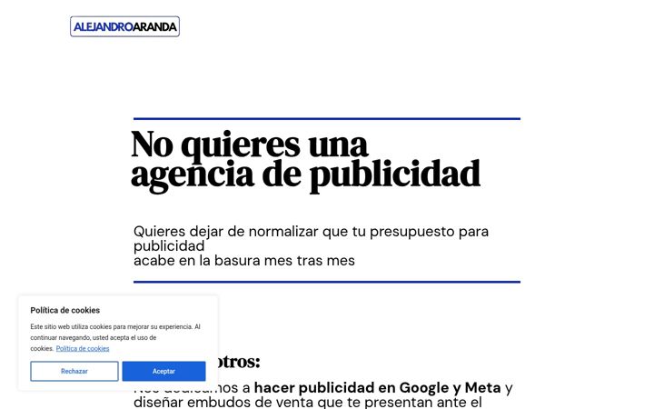 Screenshot of alearanda.com