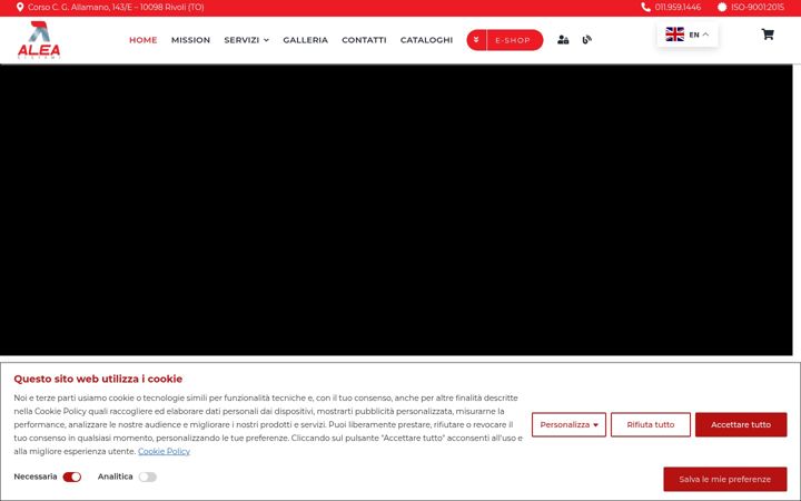 Screenshot of aleasistemi.com