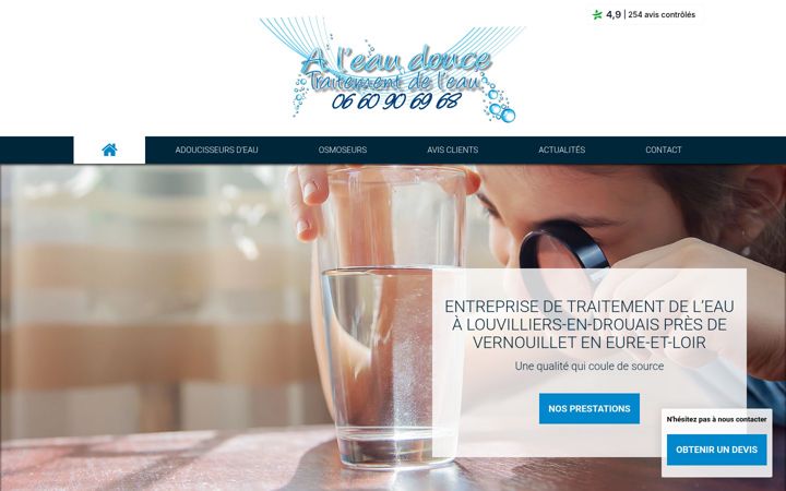 Screenshot of aleaudouce.fr