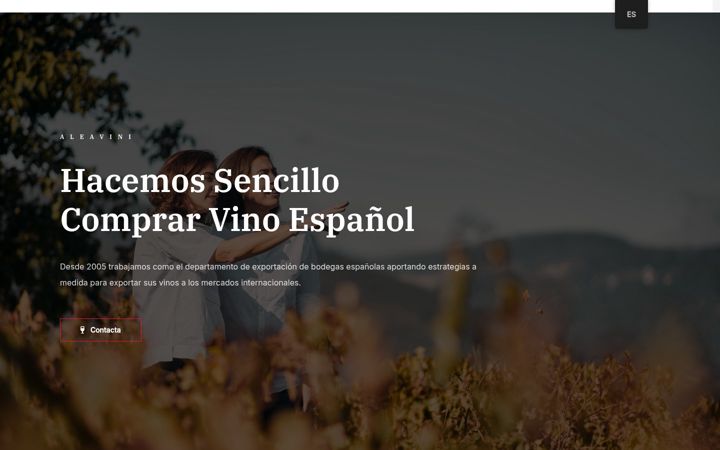 Captura de ecrã de aleavini.com