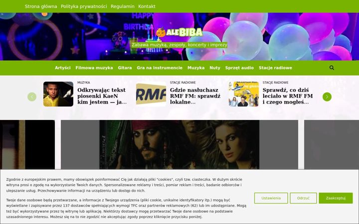 Screenshot of alebiba.pl