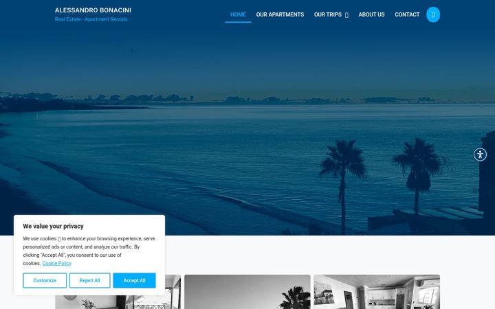 Screenshot of alebtravel.com