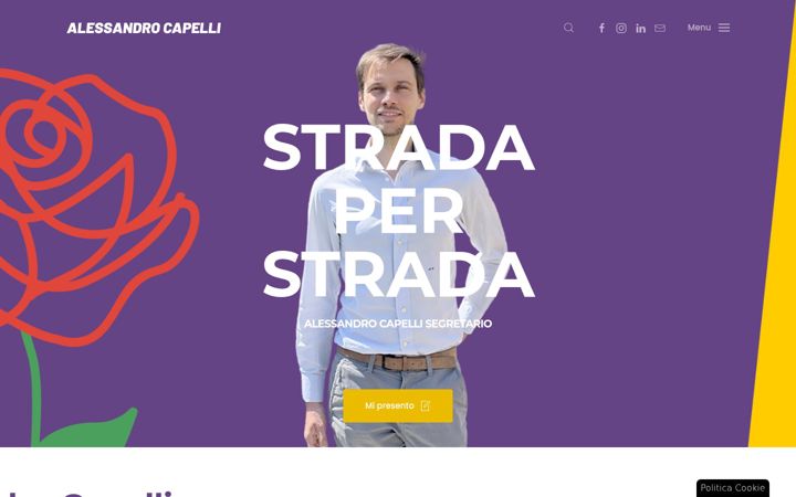 Screenshot of alecapelli.me