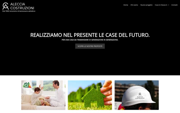 Screenshot of alecciacostruzioni.it