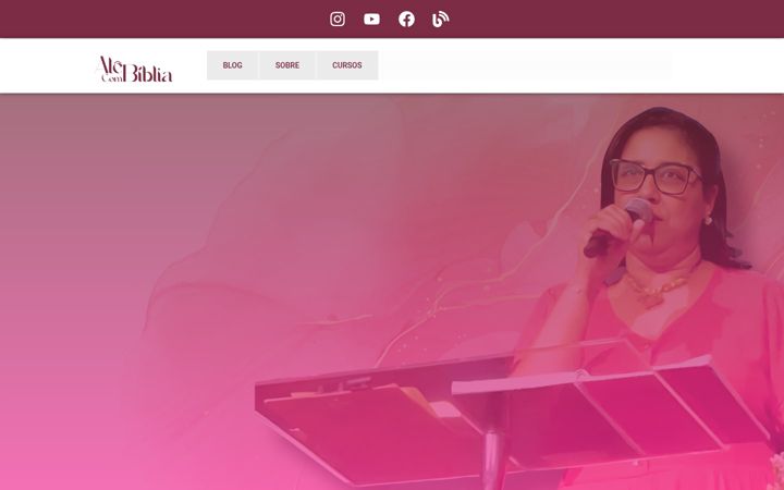 Screenshot of alecombiblia.com.br