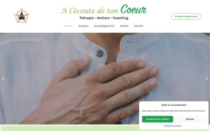 Screenshot of alecoutedetoncoeur.be
