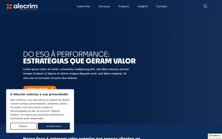 Screenshot of alecrimimpacto.com.br