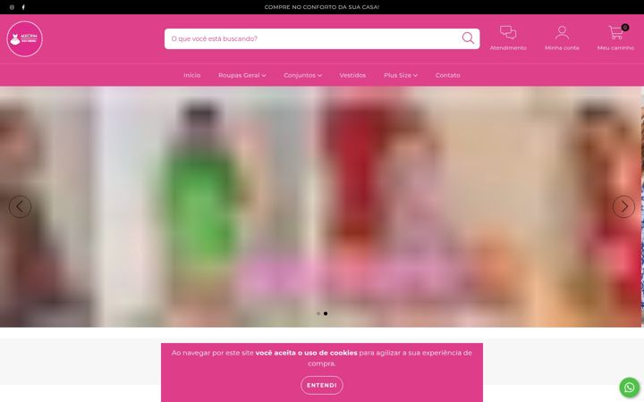 Screenshot of alecrimmodafeminina.com.br