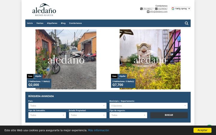 Screenshot of aledano.com