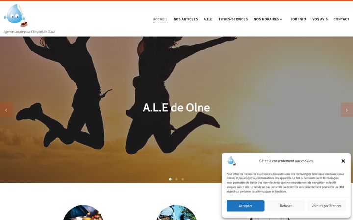 Screenshot of aledeolne.be