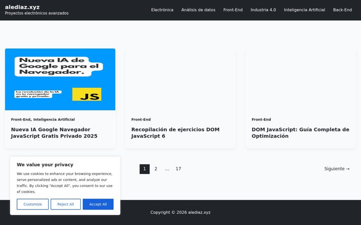 Screenshot of alediaz.xyz