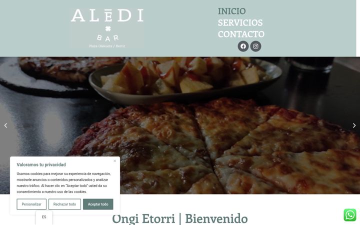 Screenshot of aledibar.com