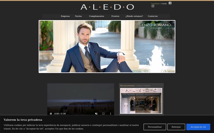 Screenshot di aledonovios.com
