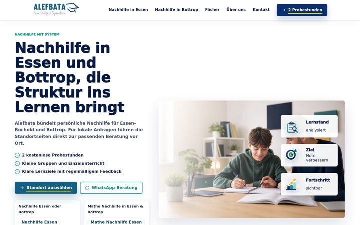 Screenshot of alefbata.de