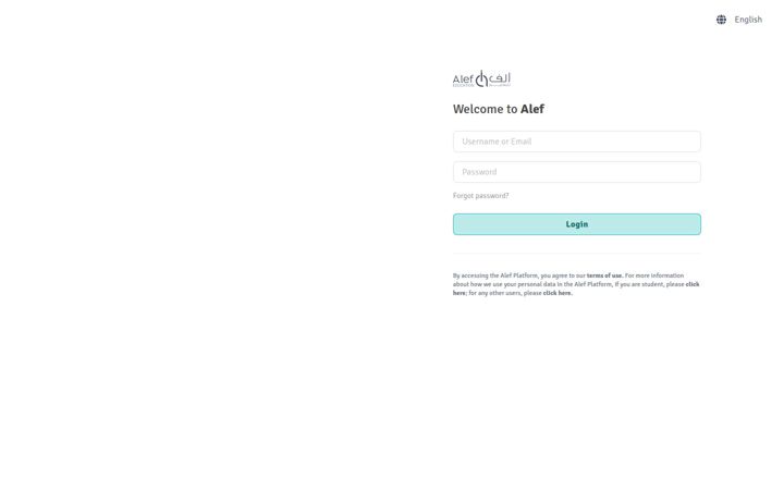 Screenshot von alefed.com