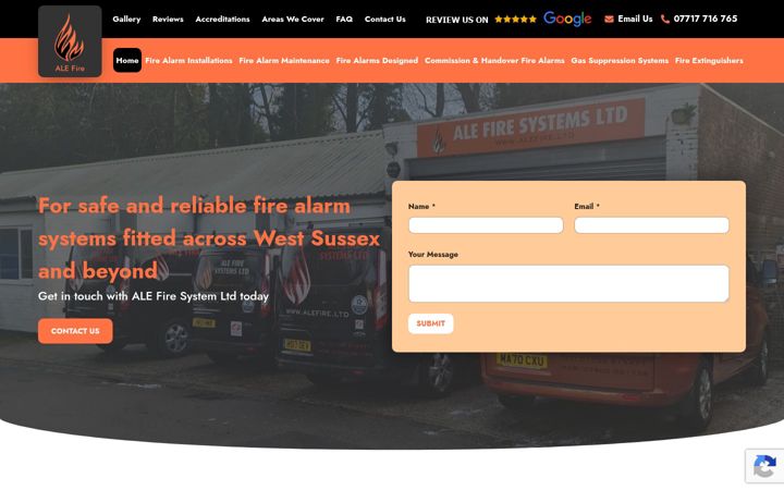 Screenshot of alefire.ltd