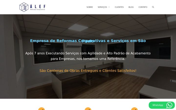 Ekrānuzņēmums no alefreformas.com.br
