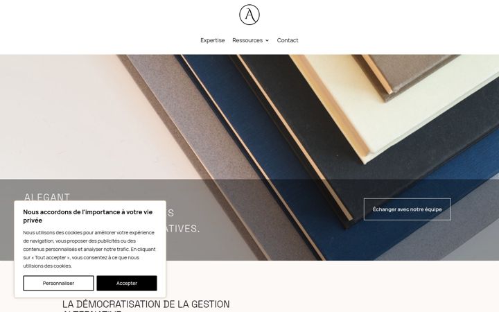 Screenshot of alegant.fr