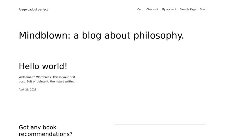 Screenshot of alegecadoulperfect.ro