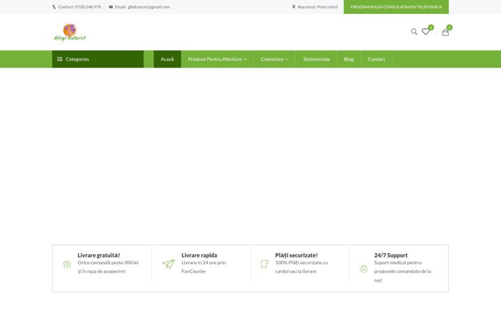 Screenshot of alegenaturist.ro
