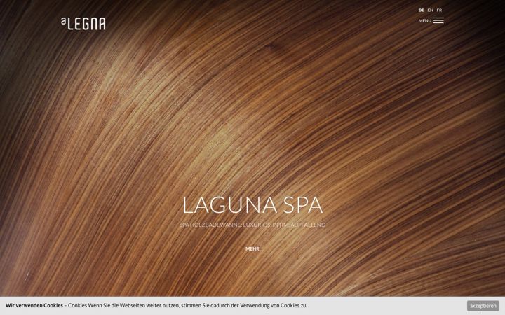 Screenshot of alegna.ch
