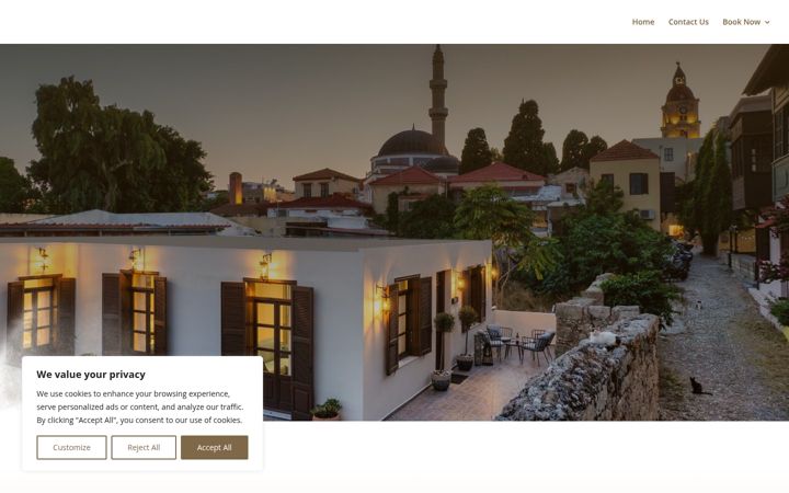Screenshot of alegrandsuites.com
