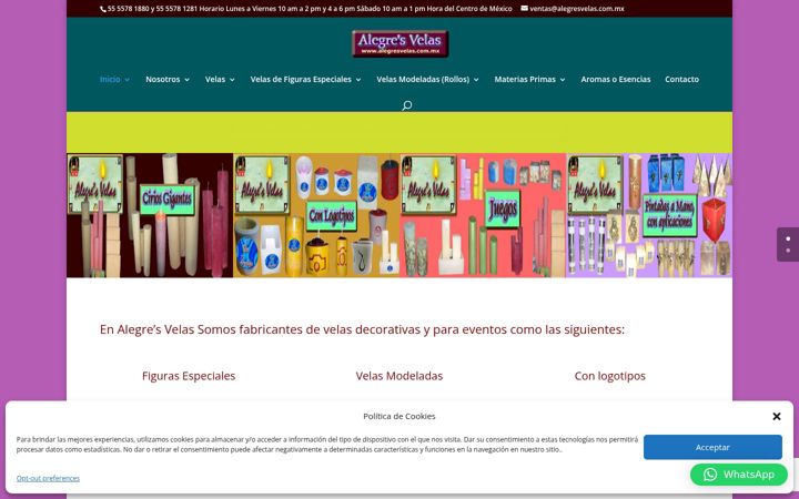 Ekrano kopija alegresvelas.com.mx