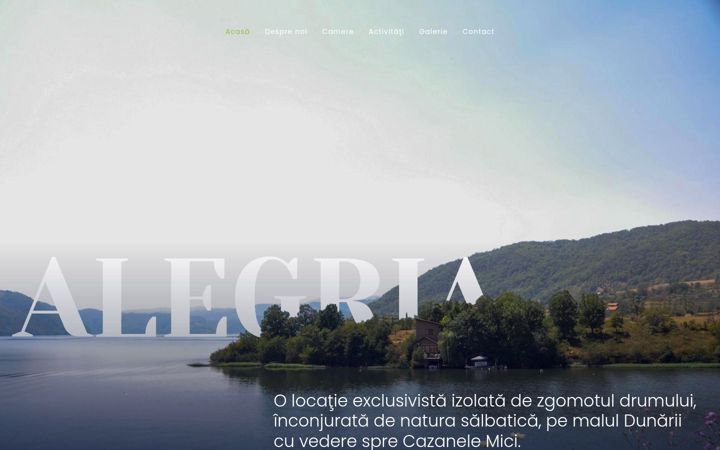Screenshot of alegria-clisura-dunarii.ro