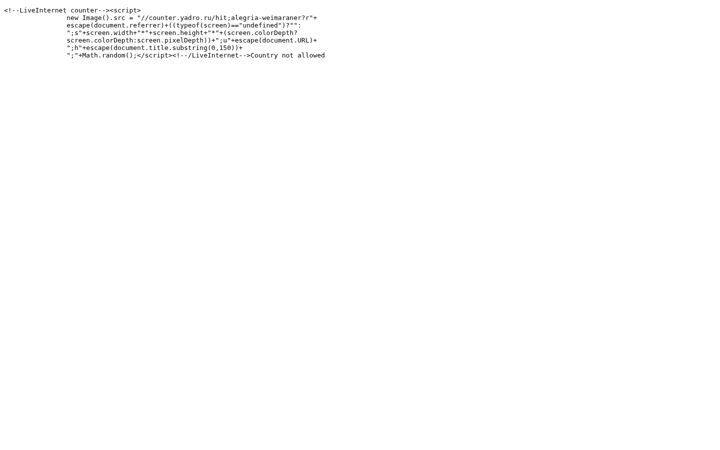 Screenshot of alegria-weimaraner.de