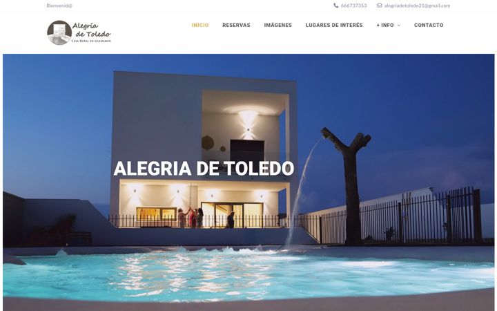 Screenshot of alegriadetoledo.es
