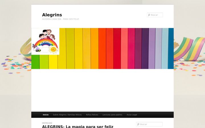 Screenshot of alegrins.com