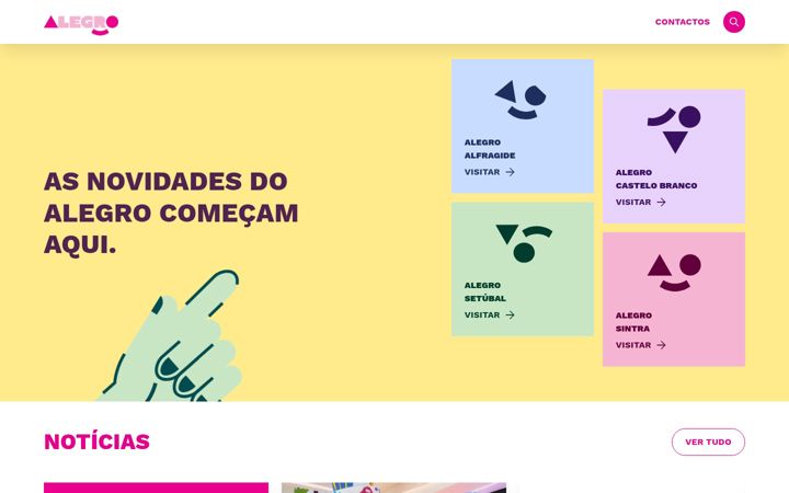 Screenshot of alegro.pt