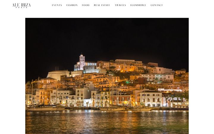 Screenshot of aleibizaphoto.es