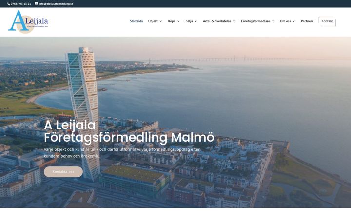 Screenshot of aleijalaformedling.se