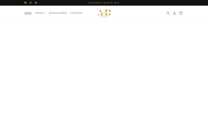 Skærmbillede af alejaaccesorios.com