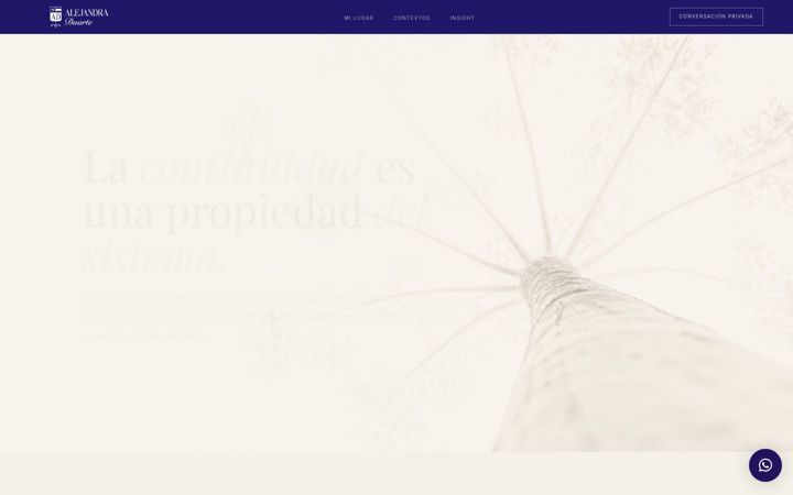 Screenshot of alejandra-duarte.com