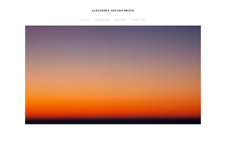 Screenshot of alejandraaguadobravo.com