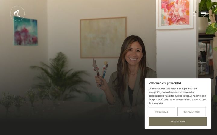 Screenshot of alejandratabares.com