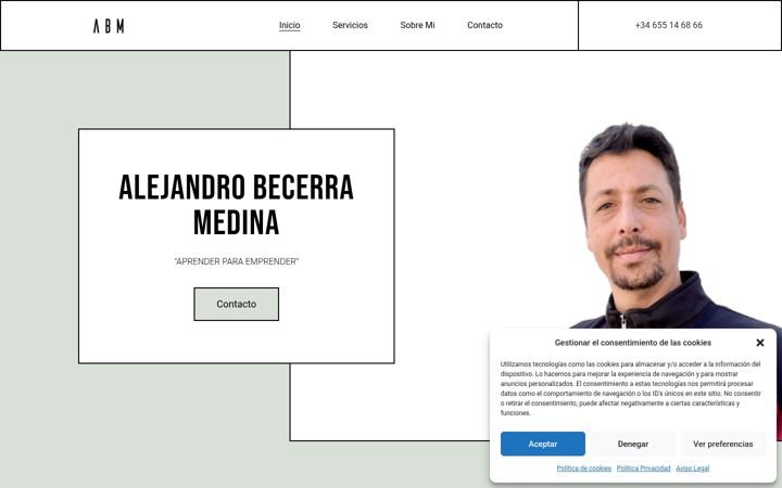 Ekrano kopija alejandrobecerra.com