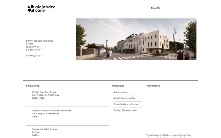 Screenshot of alejandrocano.net