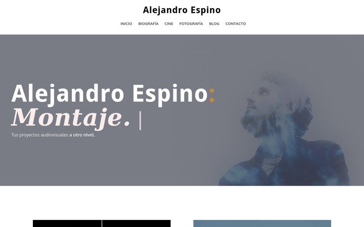 Screenshot von alejandroespino.es