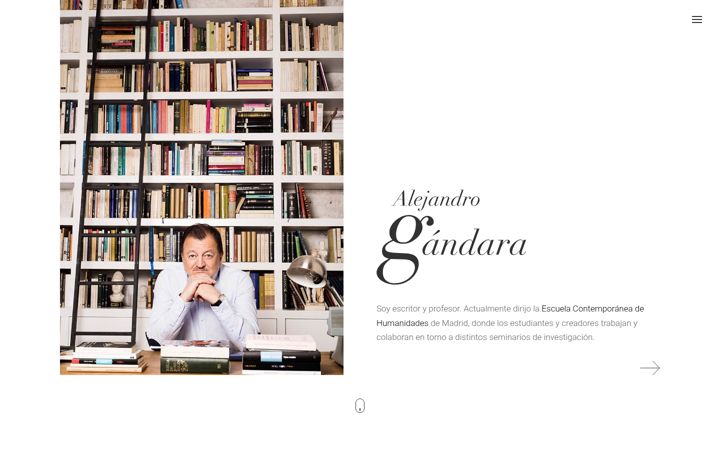 Screenshot of alejandrogandara.com