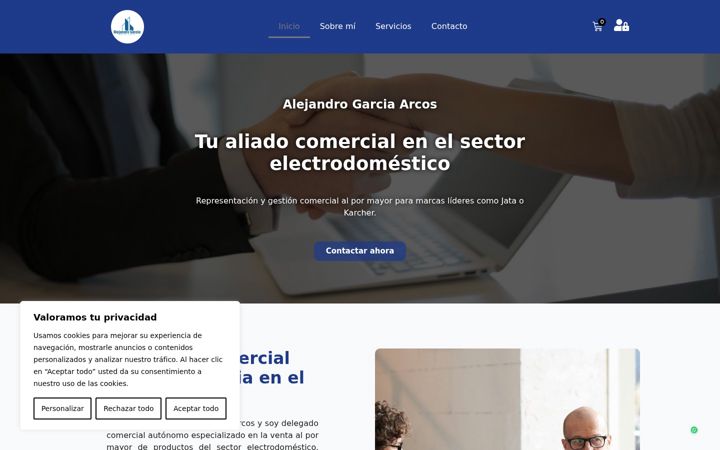 Screenshot of alejandrogarcia.com.es