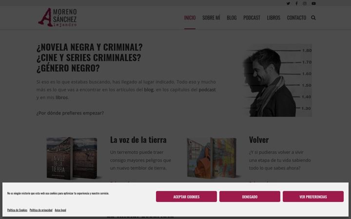 Screenshot of alejandromorenosanchez.com