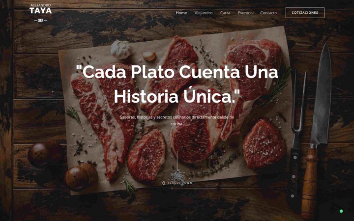 Screenshot of alejandrotaya.com